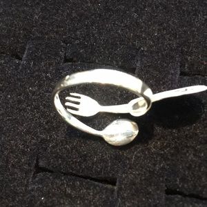 Jewelry - Silver Fork & Spoon ring. Jewelry - Silver Fork & Spoon ring.